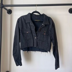 Wrangler Black Cropped Jacket